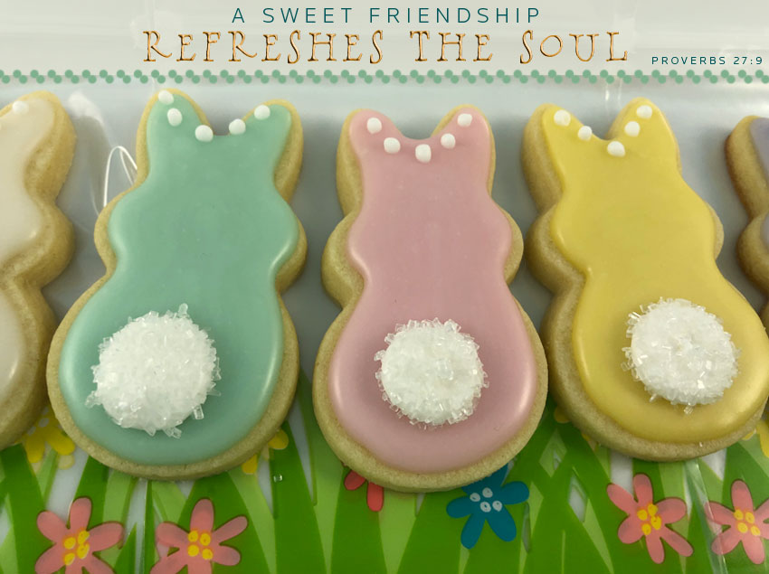 Cotton Tail bunny cookies