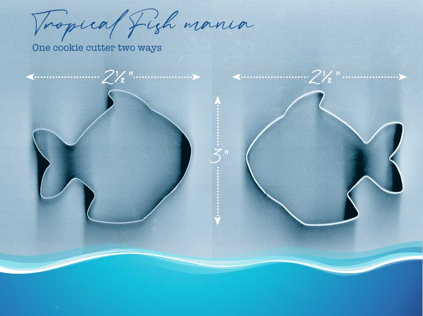 Tropical Fish Cookie Cutter tropical fish cookie cutter