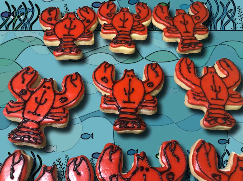 Lobster Cookies Lobster Cookies